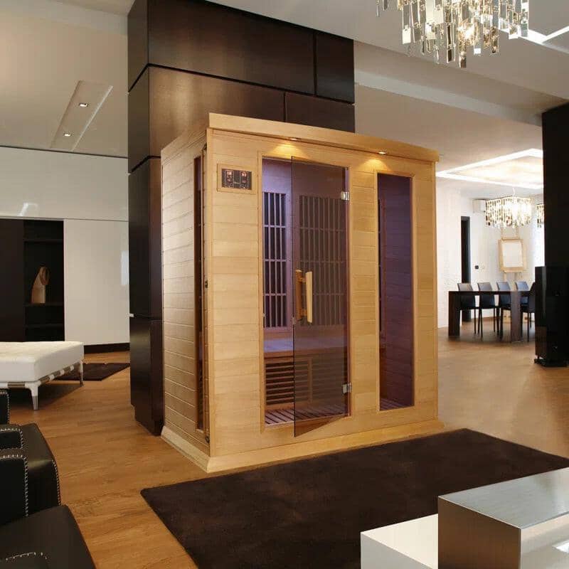 3 - Person FAR Infrared Sauna in Hemlock - EverVibe Life