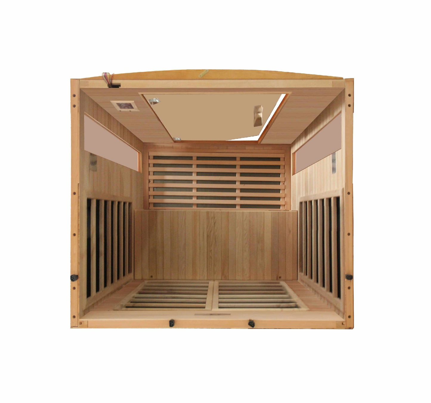 Dynamic Versailles 2 Person Low EMF FAR Infrared Sauna (Canadian Hemlock) - EverVibe Life