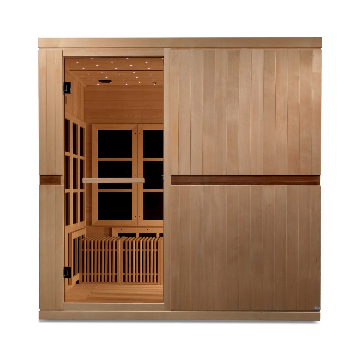 Golden Designs Monaco Limited Edition 6-Person PureTech™ Near Zero EMF FAR Infrared Sauna - EverVibe Life