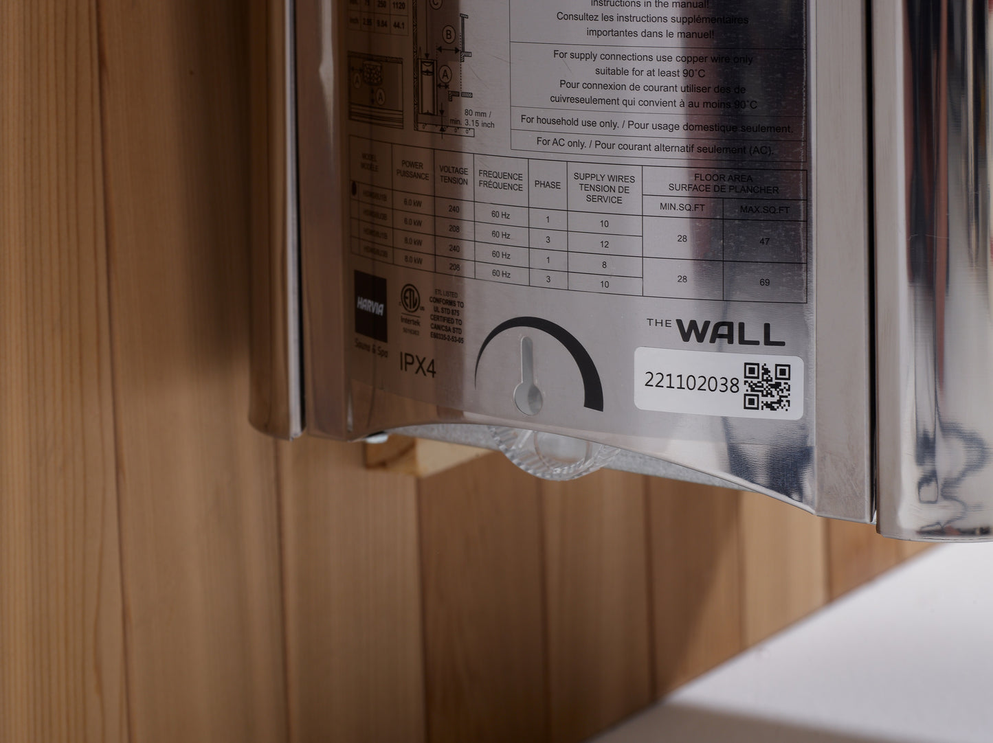 Golden Designs Andermatt 3 Person Traditional Steam Sauna