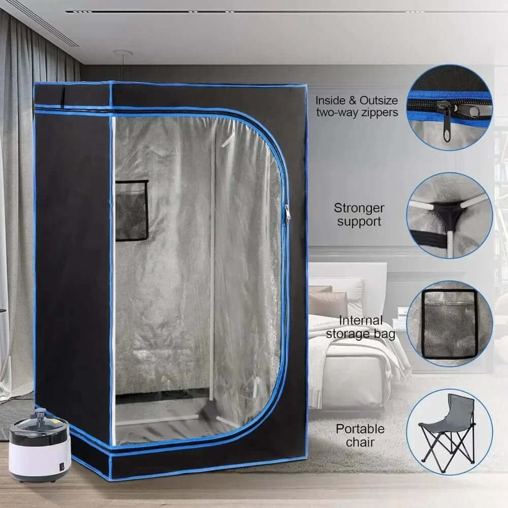 Portable Collapsible Steam Sauna - EverVibe Life