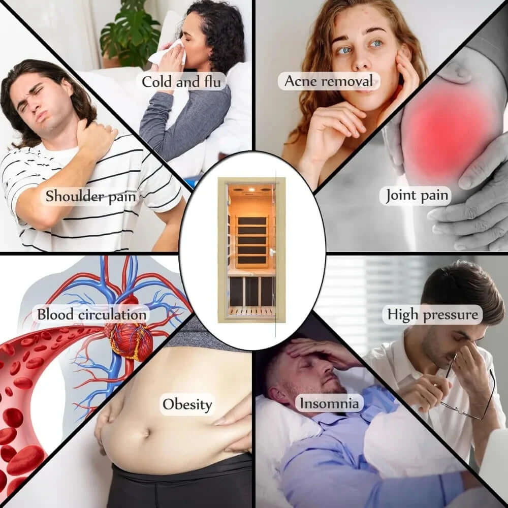 Compact Far Infrared Home Sauna - EverVibe Life