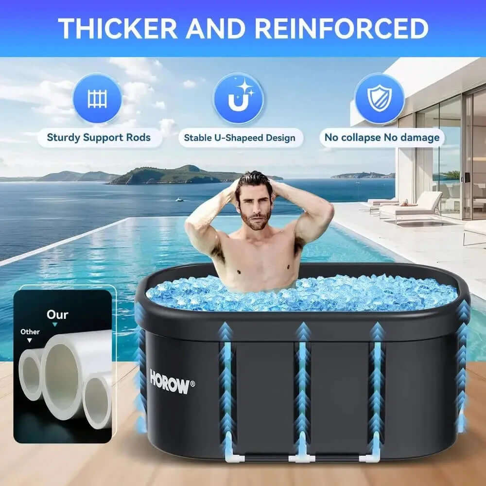 Oval Ice Bath Tub - EverVibe Life