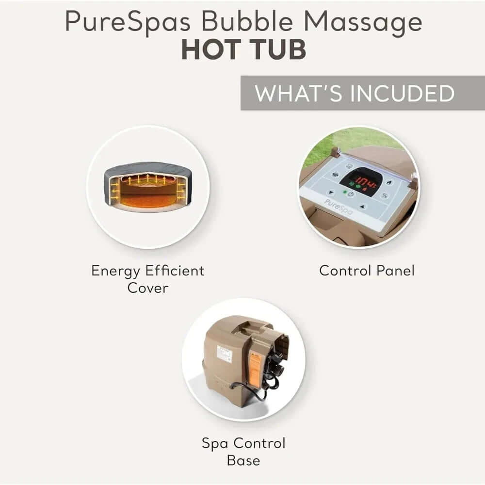 Inflatable Hot Tub for 4 People - EverVibe Life