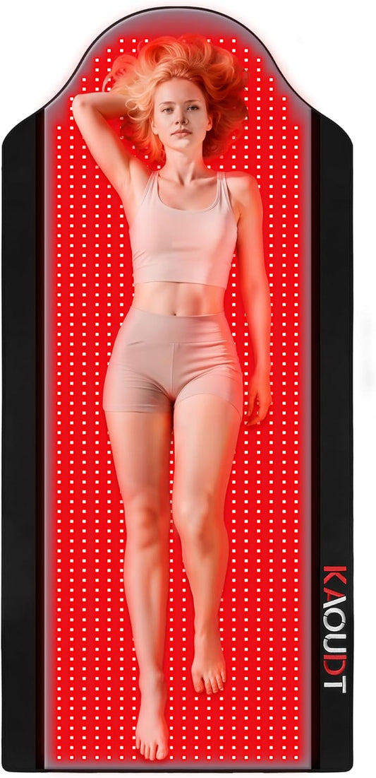 72"X33.3" Medical-Grade TPU Red Light Therapy Mat for Full Body Pain Relief, FSA&HSA Eligible Infrared Light Therapy Blanket for Home Use