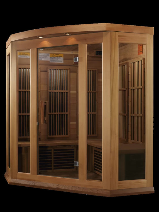3 - Person FAR Infrared Sauna in Cedar