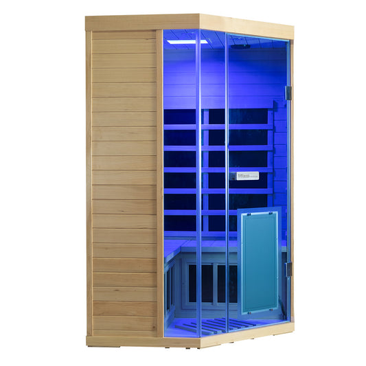 WizziSauna SH07 2-3 Person Full Spectrum Infrared Sauna (Hemlock)