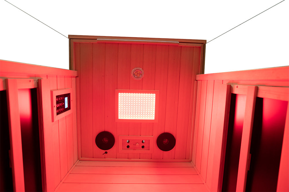 WizzaSaunas SH01 1-Person Full Spectrum Infrared Sauna (Hemlock)