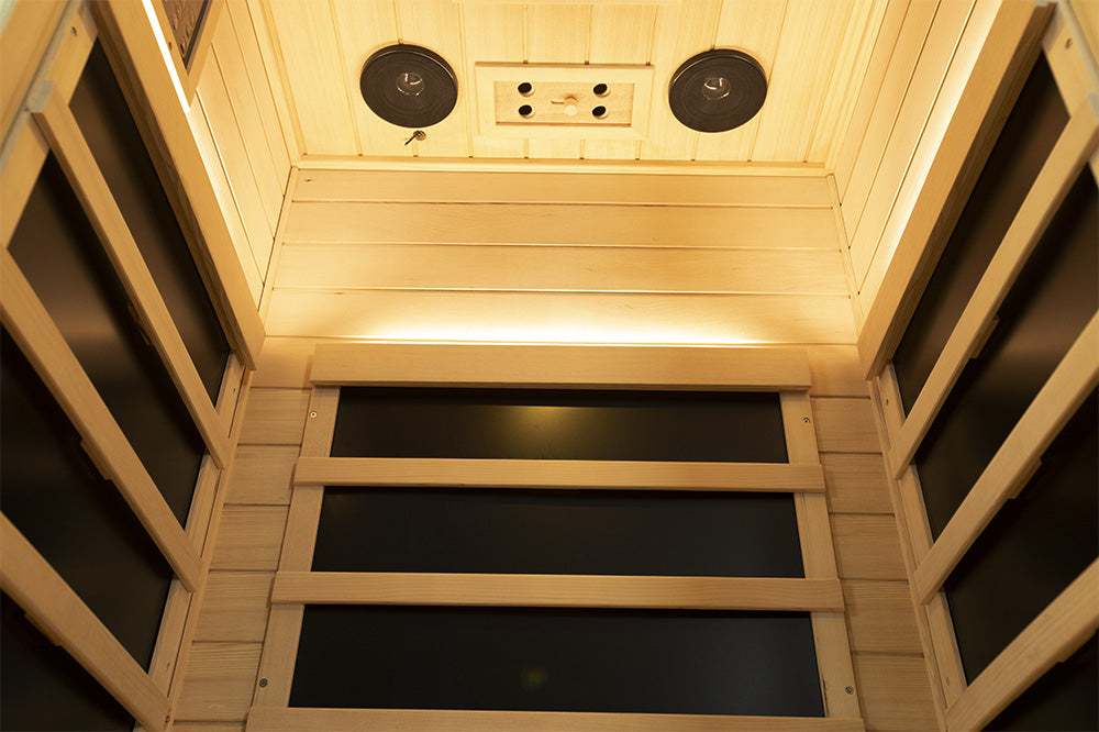 WizzaSaunas SH01 1-Person Full Spectrum Infrared Sauna (Hemlock)