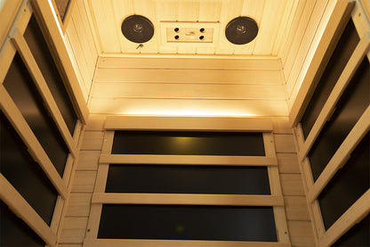 WizzaSaunas SH01 1-Person Full Spectrum Infrared Sauna (Hemlock)