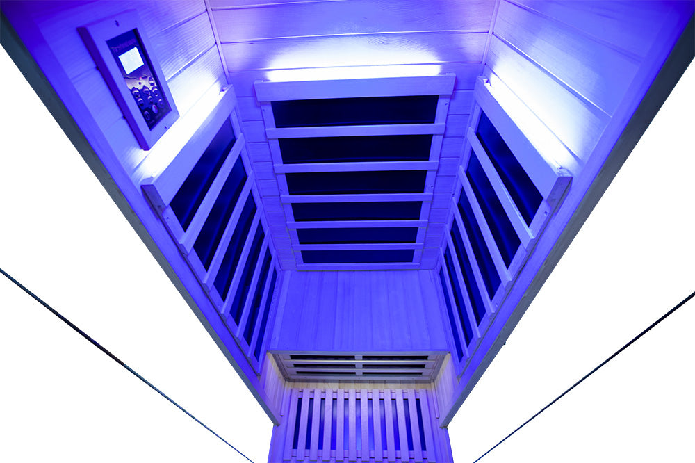 WizzaSaunas SH01 1-Person Full Spectrum Infrared Sauna (Hemlock)