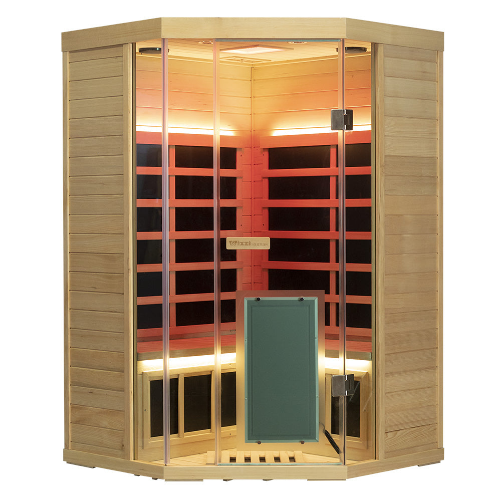 WizziSauna SH07 2-3 Person Full Spectrum Infrared Sauna (Hemlock)