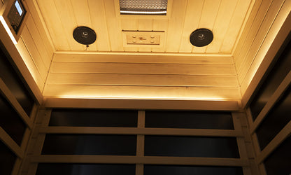 WizziSauna SH02 2-Person Full Spectrum Infrared Sauna (Hemlock)