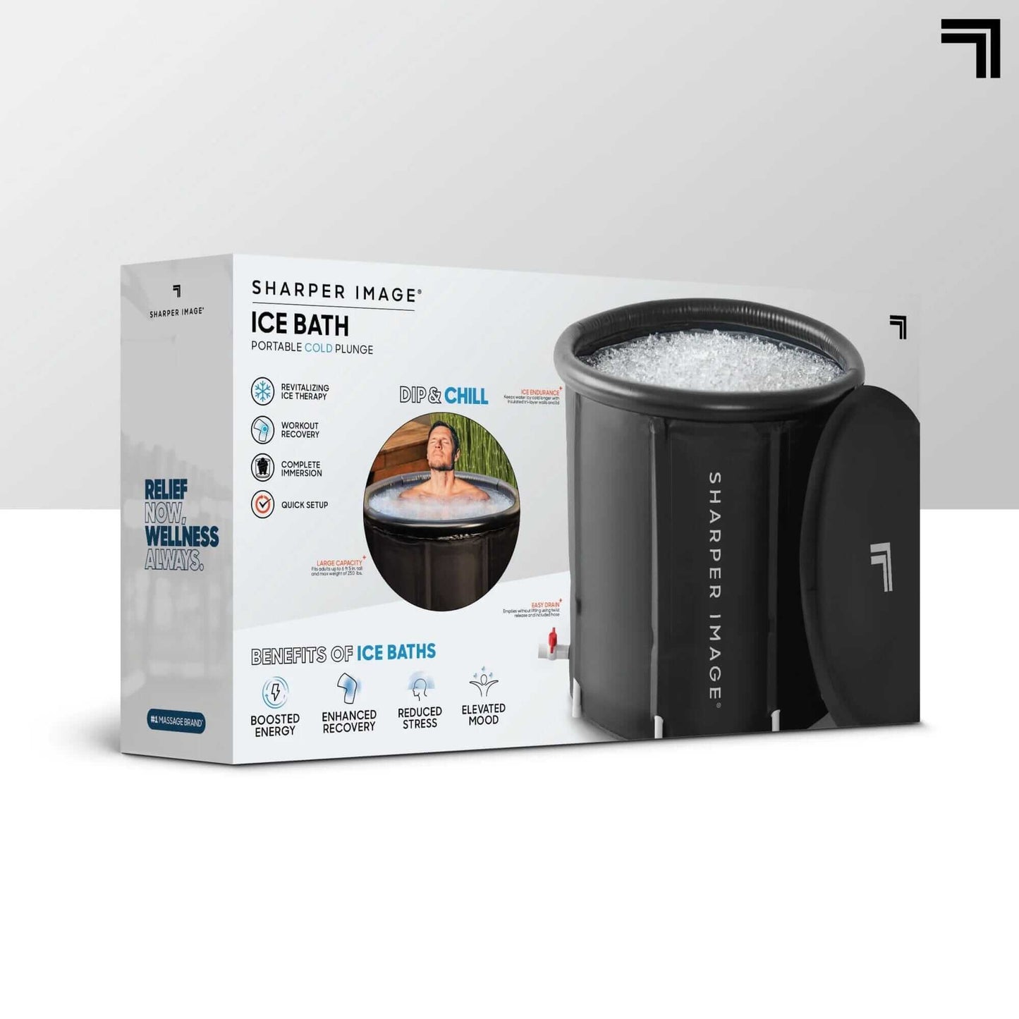 Sharper Image Ice Bath Portable Cold Plunge - EverVibe Life