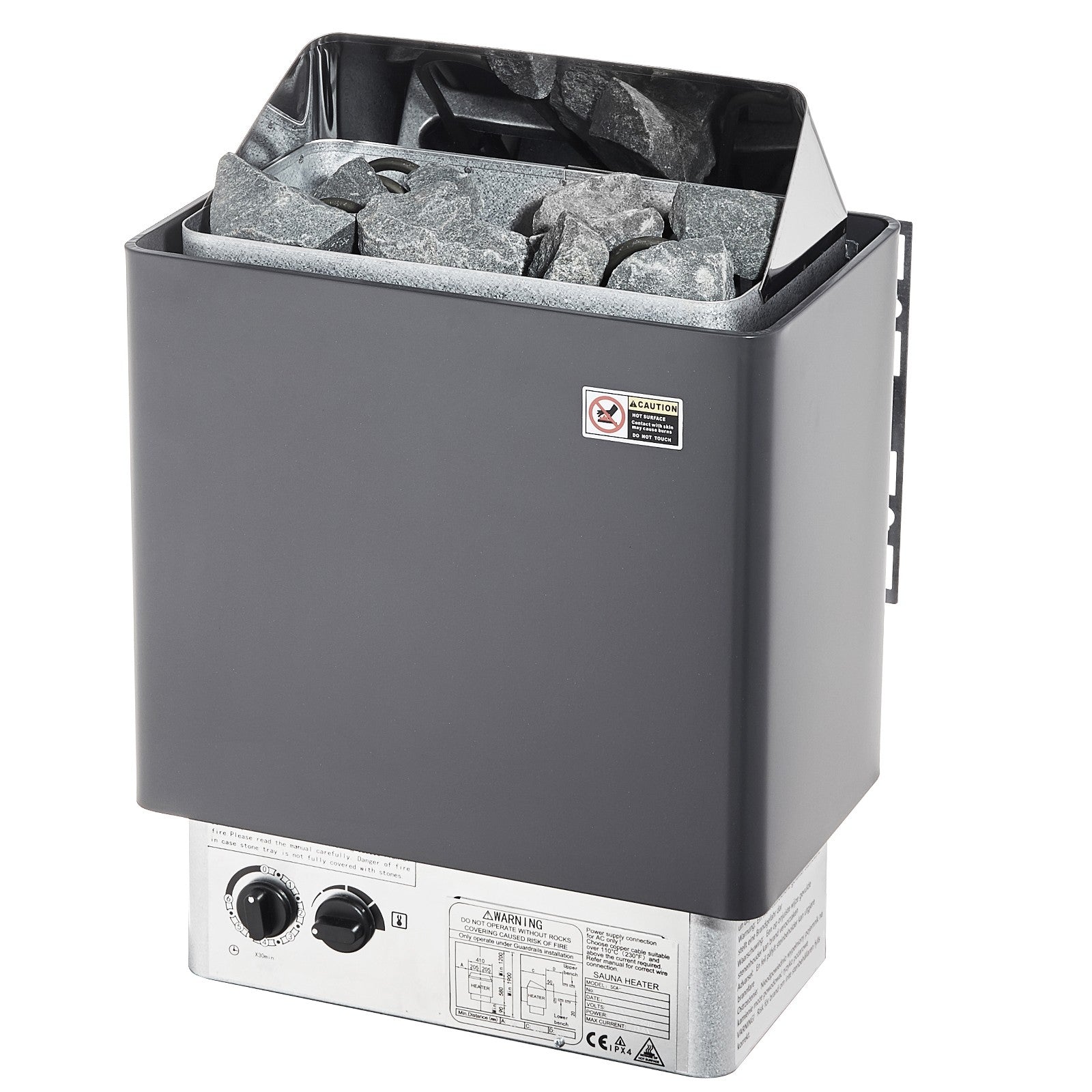 Uimoso Sauna Heater Stove 6KW Wet & Dry Stailess Steel W/ Internal Controller