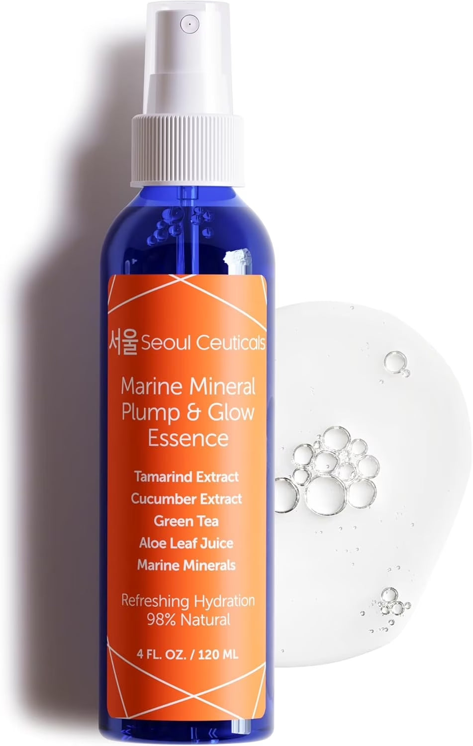 Korean Skin Care Essence Toner - K Beauty Skincare Spray Mist for Face Contains Cucumber Extract and Marine Minerals + Organic Aloe - Get That Healthy Youthful Glow