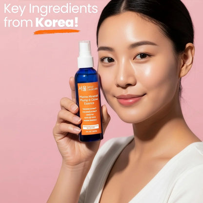Korean Skin Care Essence Toner - K Beauty Skincare Spray Mist for Face Contains Cucumber Extract and Marine Minerals + Organic Aloe - Get That Healthy Youthful Glow