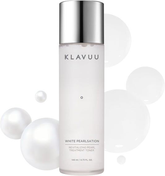 Hydrating Milky Toner with Pearl & Niacinamide – Facial Toner for Skin Glow, Wrinkle Care & Moisture Balance, Korean Skincare (4.76Oz)