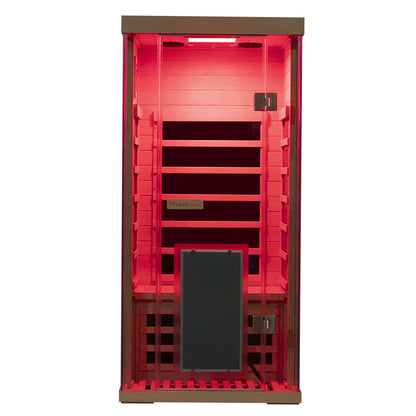 WizzaSaunas SH01 1-Person Full Spectrum Infrared Sauna (Hemlock)