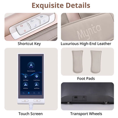 2025 4D Reclining Massage Chair for Full Body, Zero Gravity Recliner with Dual Mechanism, Extended Sl-Track, Upgraded Foot Roller Massage with Waist and Shawl Heating, Music Sync with Hi-Fi Bluetooth Speaker