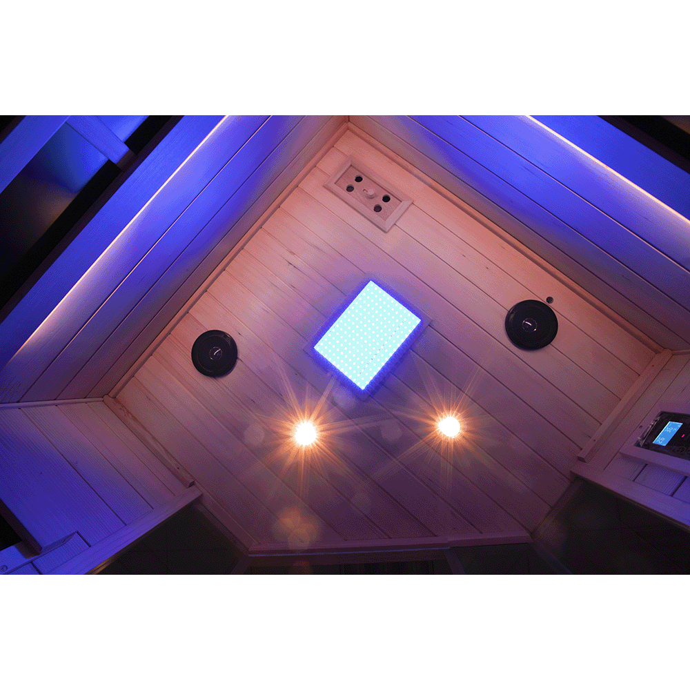 WizziSauna SH07 2-3 Person Full Spectrum Infrared Sauna (Hemlock)