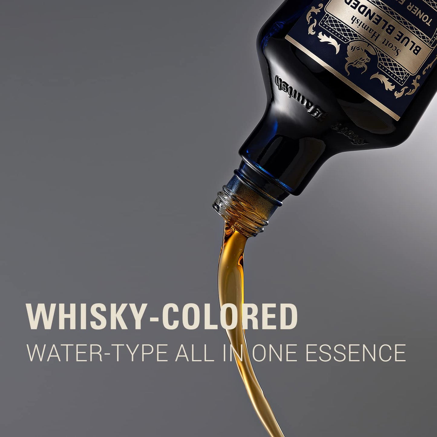 Blue Blended Toner Essence - Men Facial Toner Essence with Hyaluronic Acid & Amino Acid - Hydrating Toner Restore Vitality – All in One Face & Aftershave, 6.09 Fl.Oz.