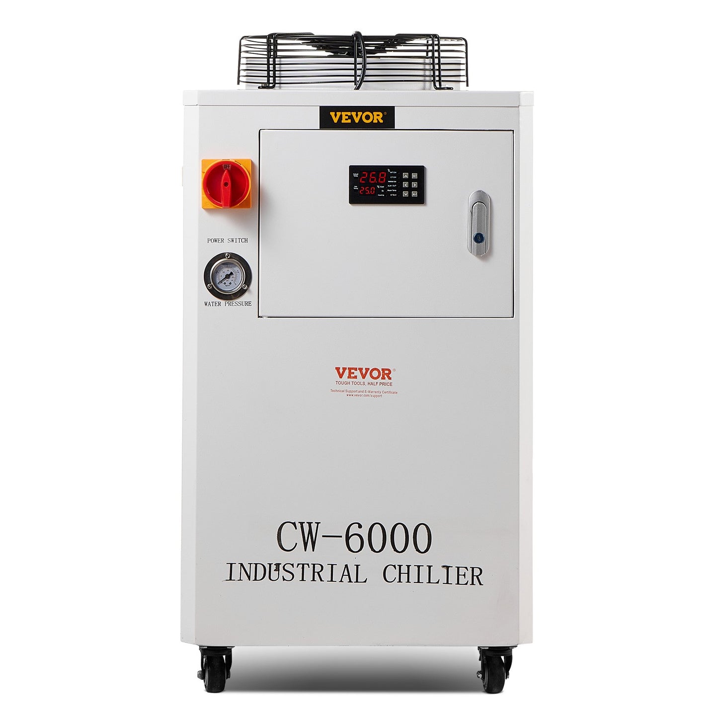 Industrial Water Chiller CW-6000 15L 65L/Min Laser Chiller with Compressor