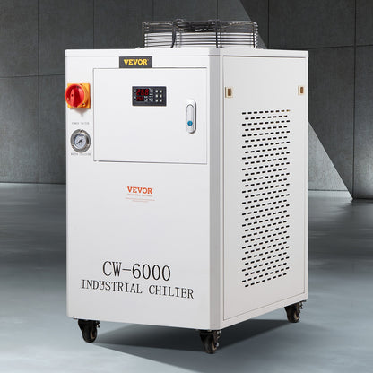 Industrial Water Chiller CW-6000 15L 65L/Min Laser Chiller with Compressor