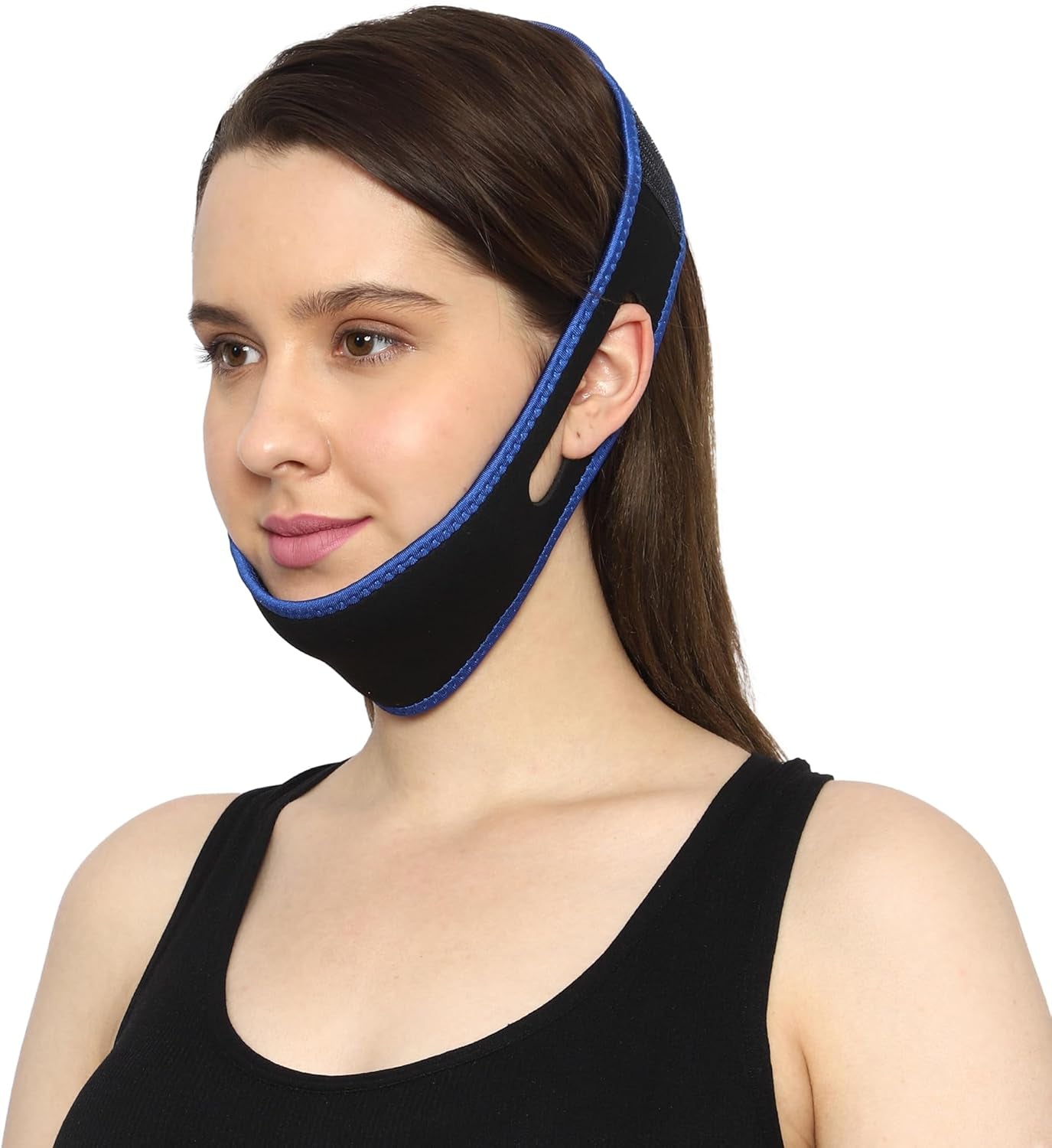 - Anti-Snoring Chin Strap with Anti-Snore Nose Clip| Natural Anti-Snore Solution | Perfect Sleep Aid | Adjustable Anti-Snoring Belt for Men and Women