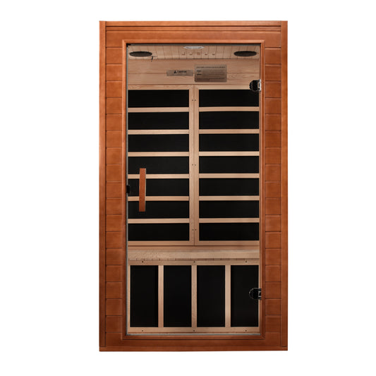 Golden Designs Dynamic Avila 1-2-person Low EMF FAR Infrared Sauna.
