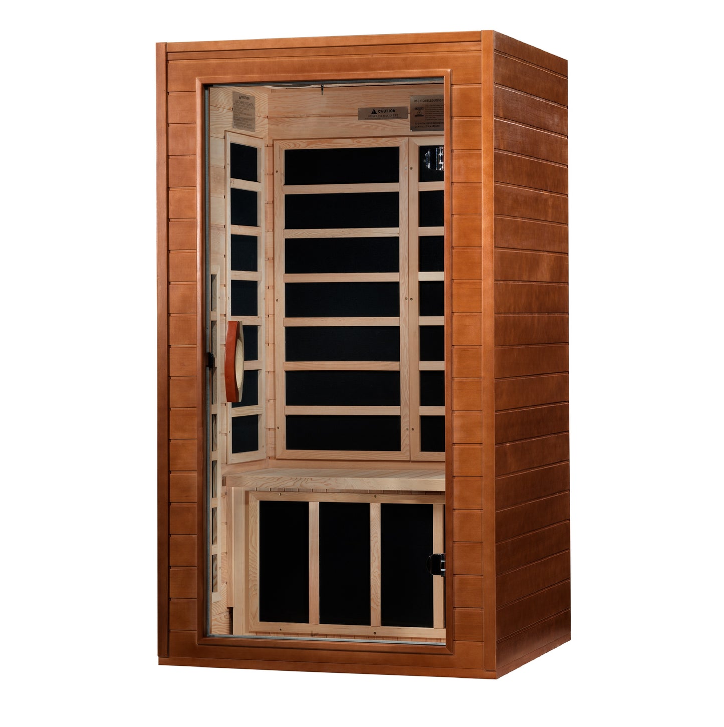 Golden Designs Dynamic Avila 1-2-person Low EMF FAR Infrared Sauna.