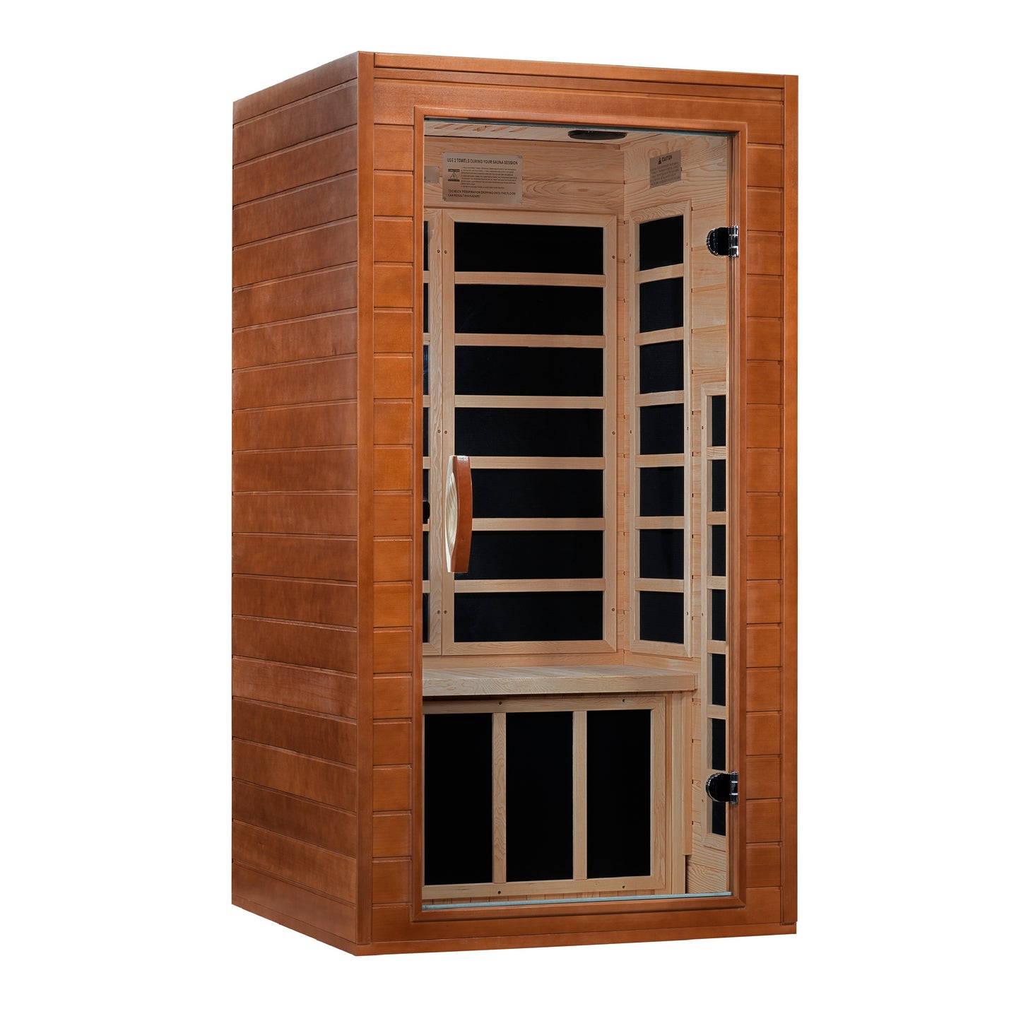 Golden Designs Dynamic Avila 1-2-person Low EMF FAR Infrared Sauna.