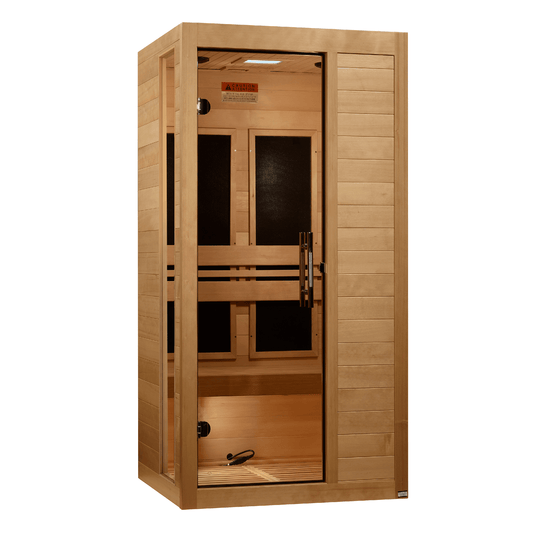 Dynamic Veneto 1-2 Person Low EMF Far Infrared Sauna Sauna Golden Designs 
