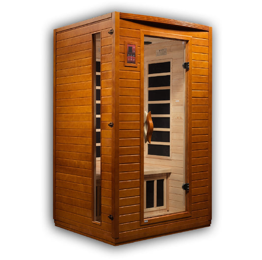 Dynamic Versailles 2 Person Low EMF FAR Infrared Sauna (Canadian Hemlock).