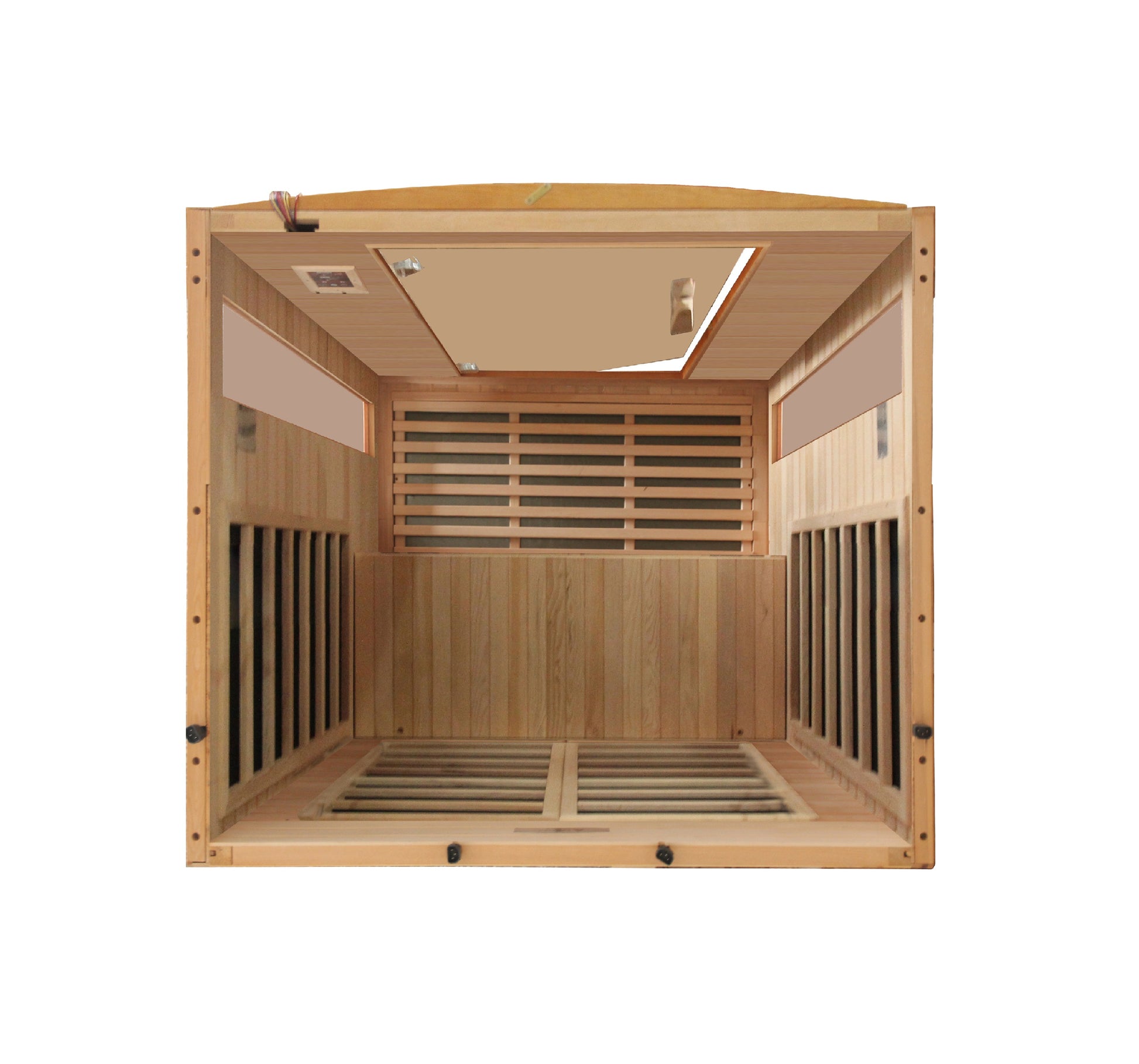 Dynamic Versailles 2 Person Low EMF FAR Infrared Sauna (Canadian Hemlock).