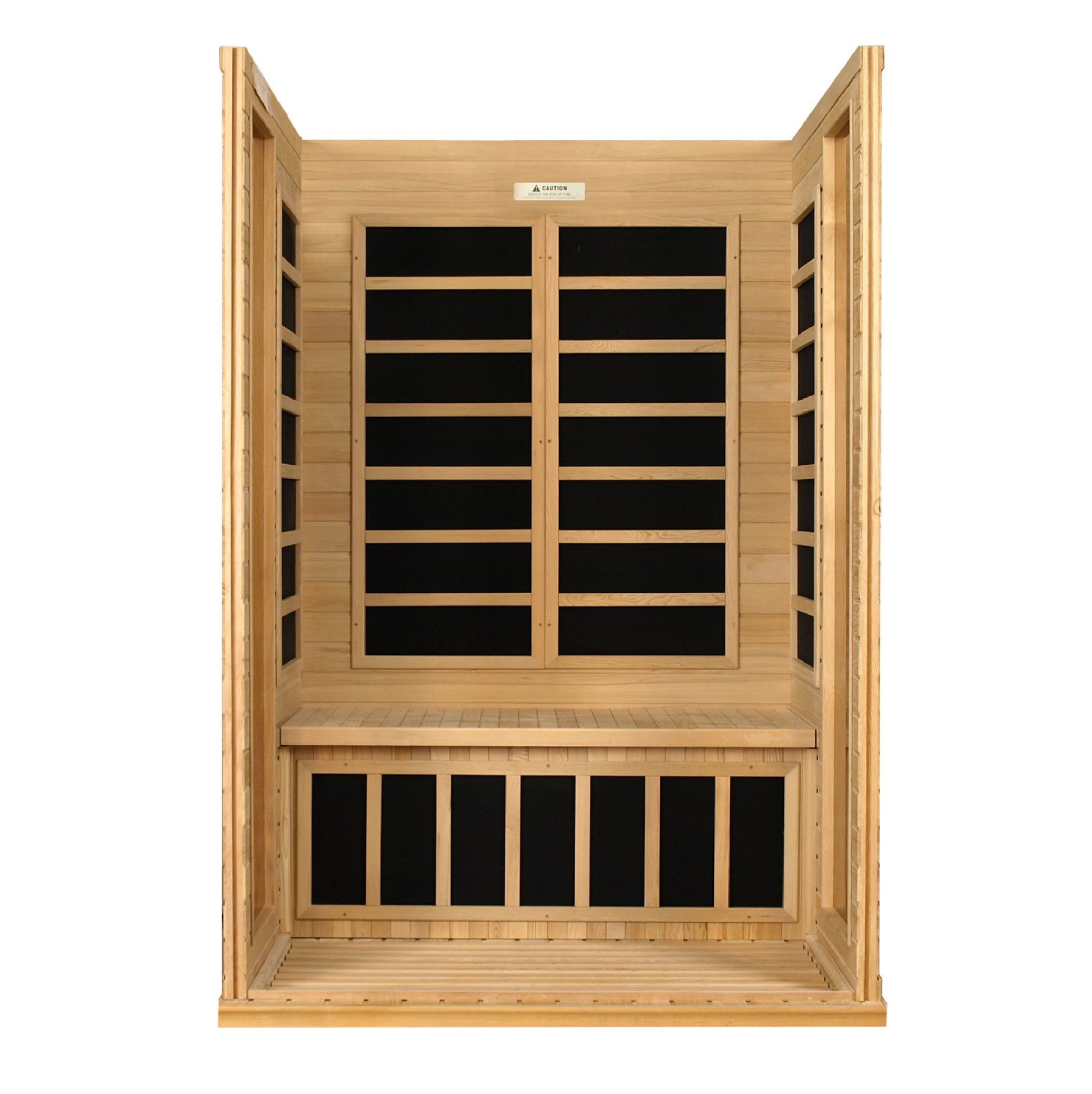 Dynamic Versailles 2 Person Low EMF FAR Infrared Sauna (Canadian Hemlock).