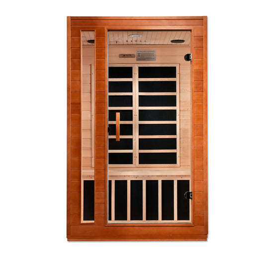 Dynamic Cordoba Elite 2-Person Ultra Low EMF FAR Infrared Sauna (Canadian Hemlock).