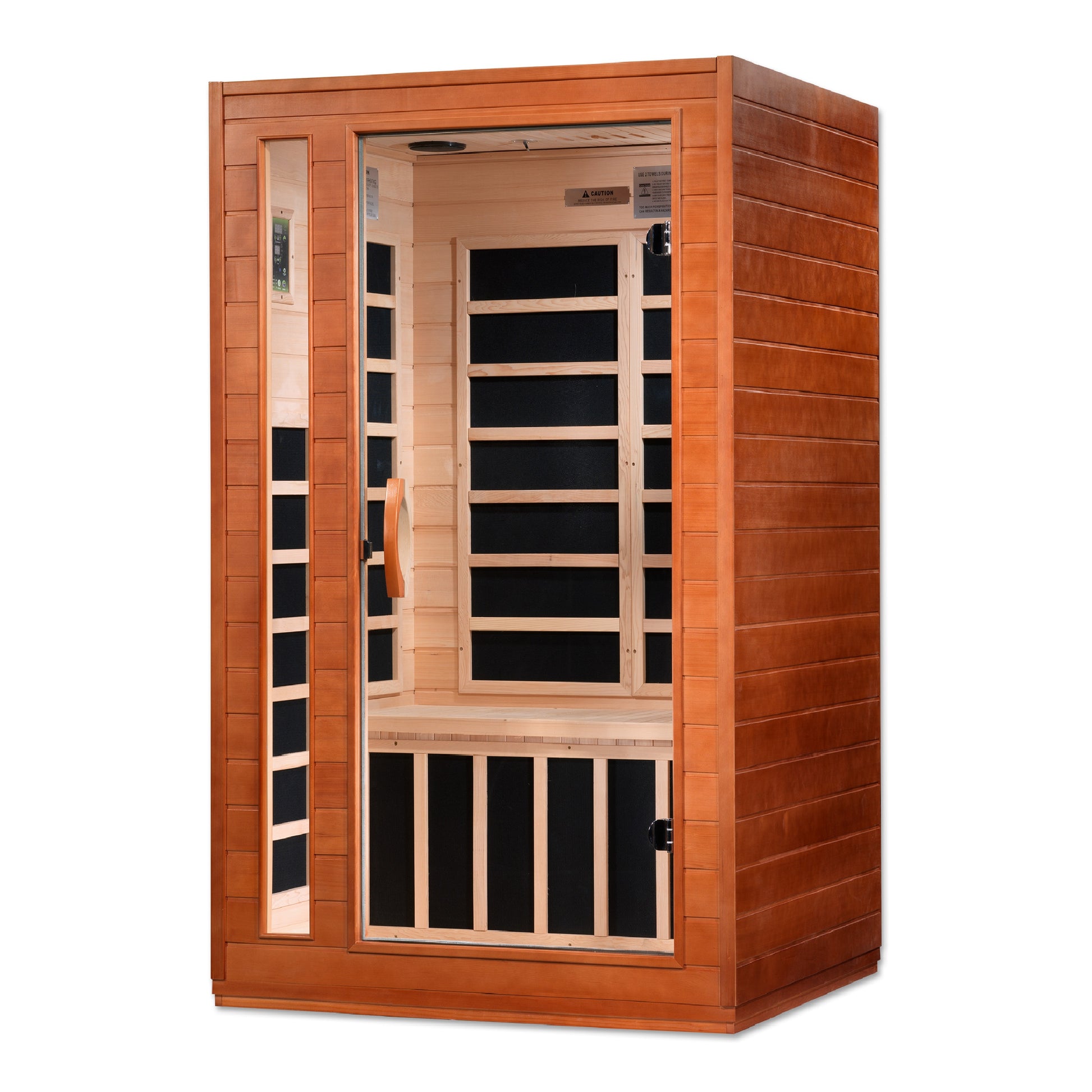 Dynamic Cordoba Elite 2-Person Ultra Low EMF FAR Infrared Sauna (Canadian Hemlock).