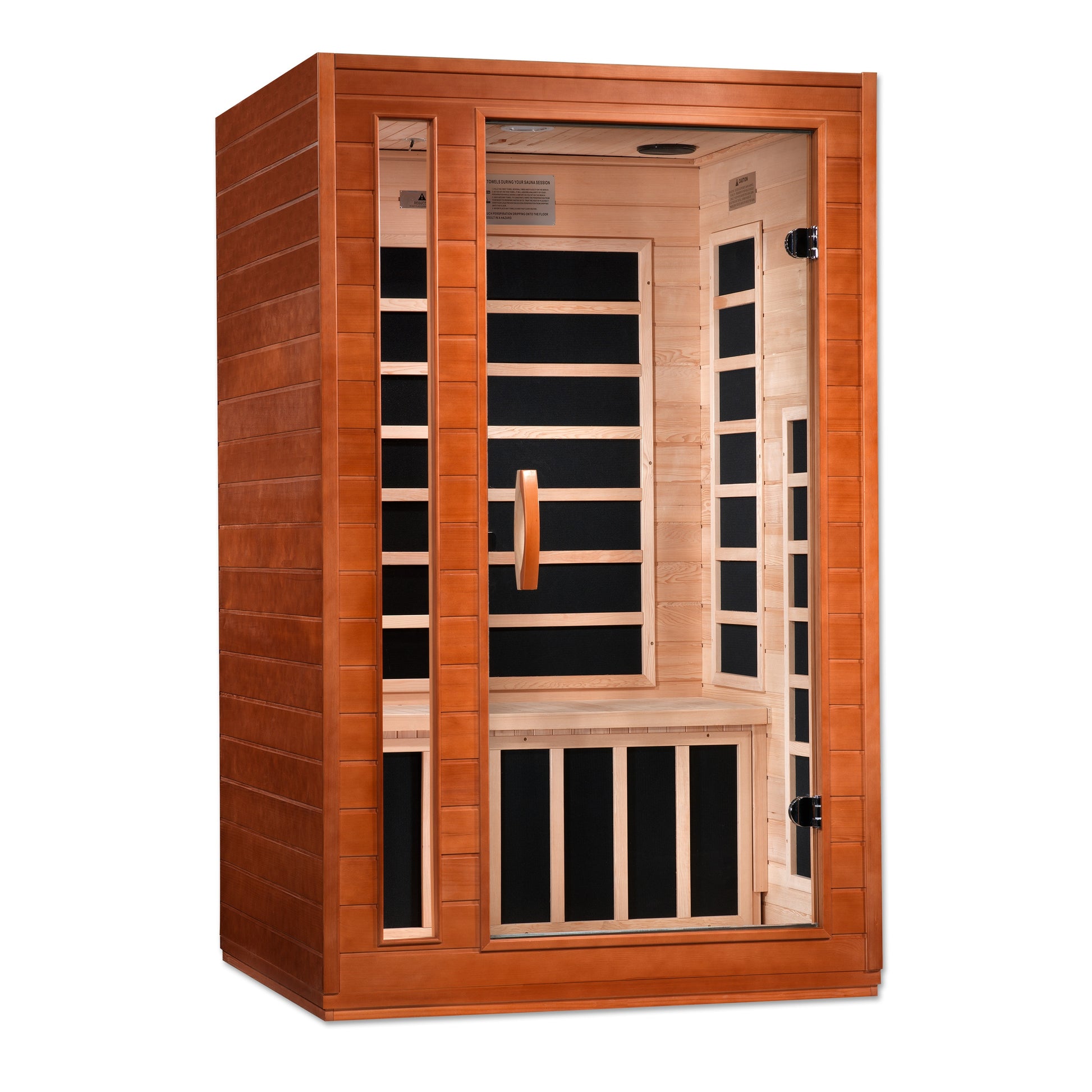 Dynamic Cordoba Elite 2-Person Ultra Low EMF FAR Infrared Sauna (Canadian Hemlock).
