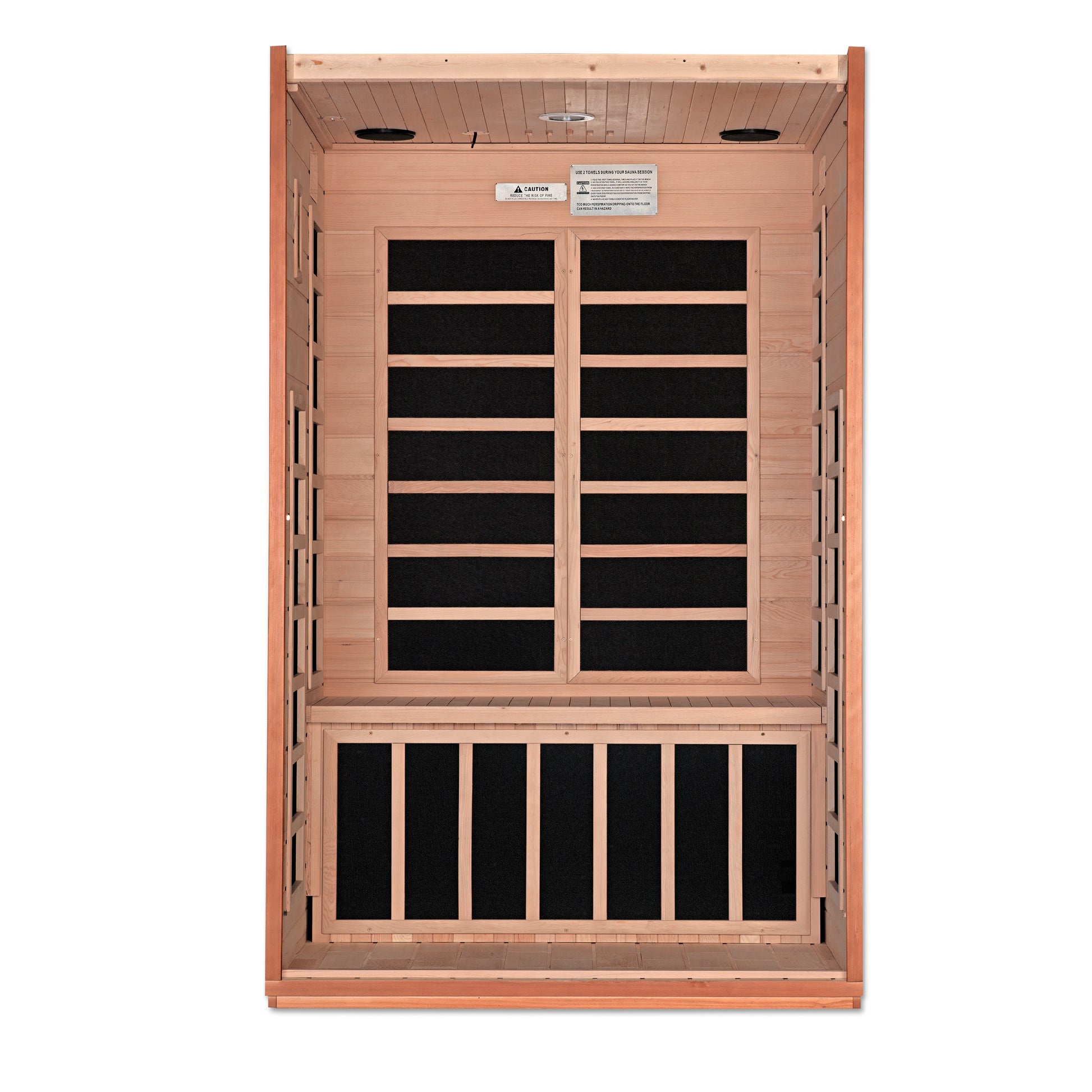 Dynamic Cordoba Elite 2-Person Ultra Low EMF FAR Infrared Sauna (Canadian Hemlock).