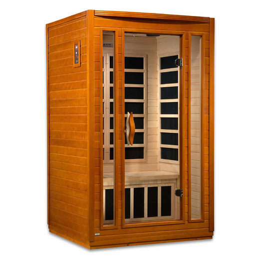 Dynamic San Marino Elite 2-Person Ultra Low EMF FAR Infrared Sauna Sauna Golden Designs 