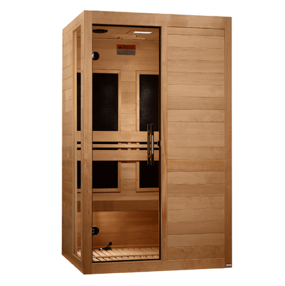 Dynamic Lucca Elite 2-Person Ultra Low EMF FAR Infrared Sauna Sauna Golden Designs 