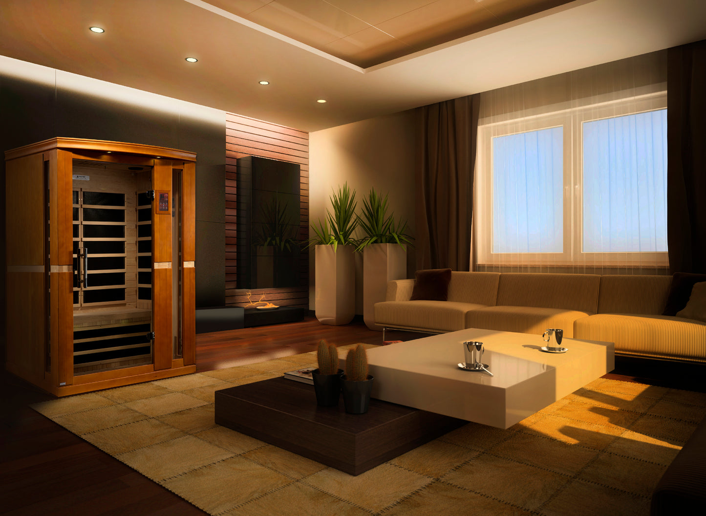 Dynamic Saunas Vittoria Edition 2 Person- Low EMF