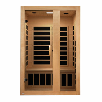 Dynamic Serena Elite 2-Person Ultra Low EMF Infrared Sauna Sauna Golden Designs 