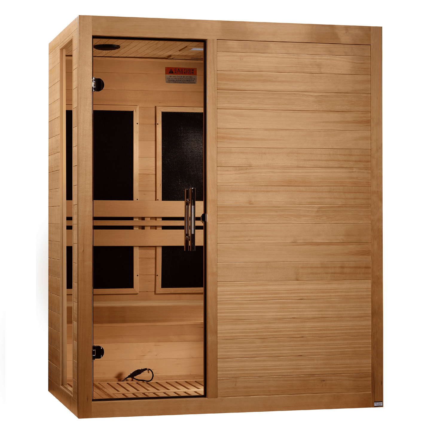 Dynamic Toscana Elite 3-Person Ultra Low EMF FAR Infrared Sauna Sauna Golden Designs 