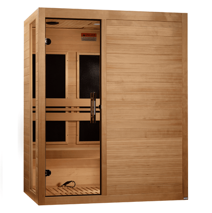 Dynamic Toscana Elite 3-Person Ultra Low EMF FAR Infrared Sauna Sauna Golden Designs 
