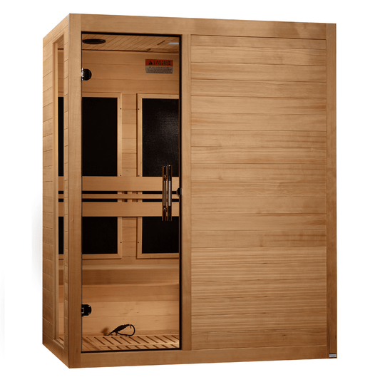 Dynamic Toscana Elite 3-Person Ultra Low EMF FAR Infrared Sauna Sauna Golden Designs 