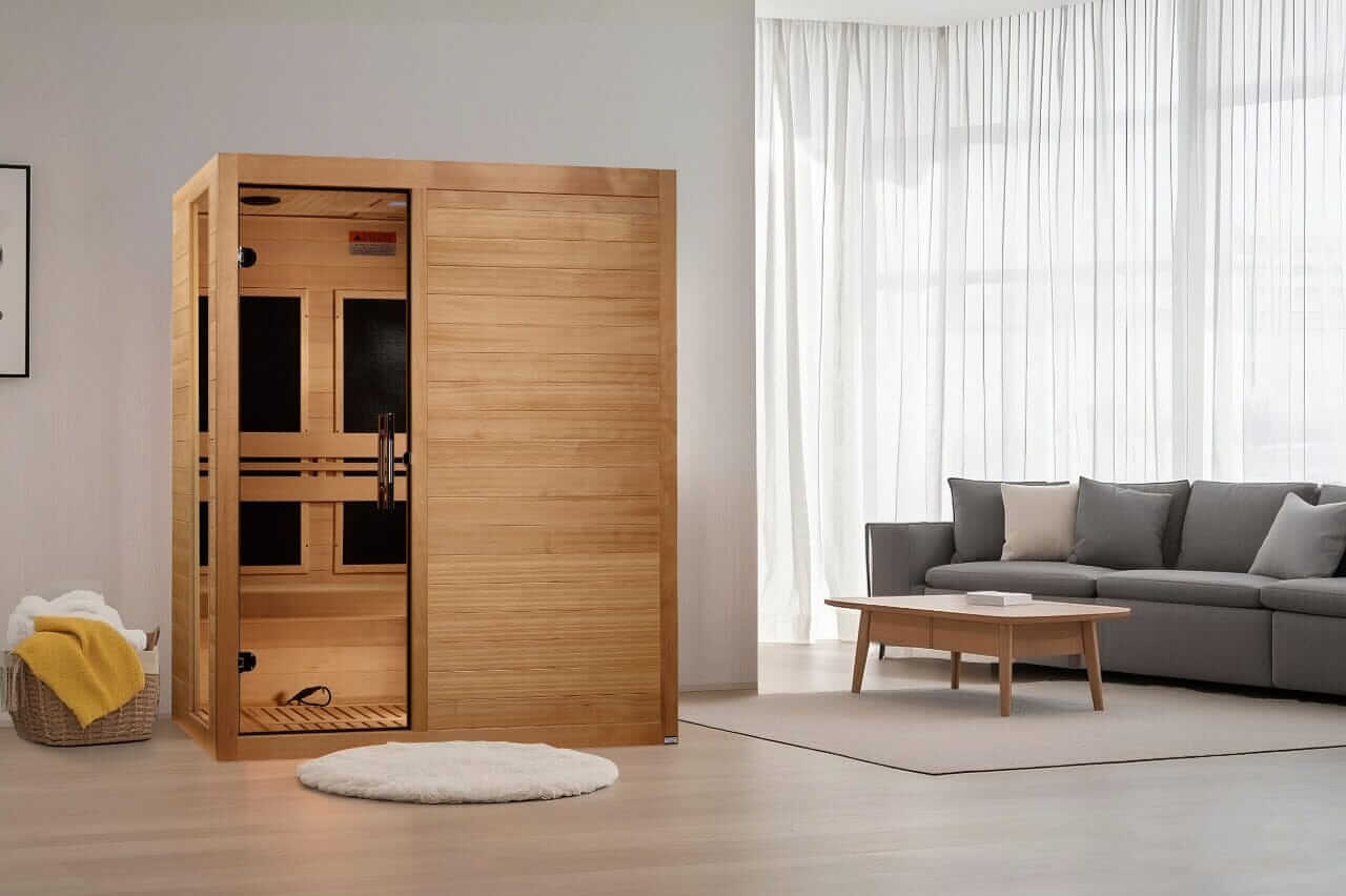 Dynamic Toscana Elite 3-Person Ultra Low EMF FAR Infrared Sauna Sauna Golden Designs 