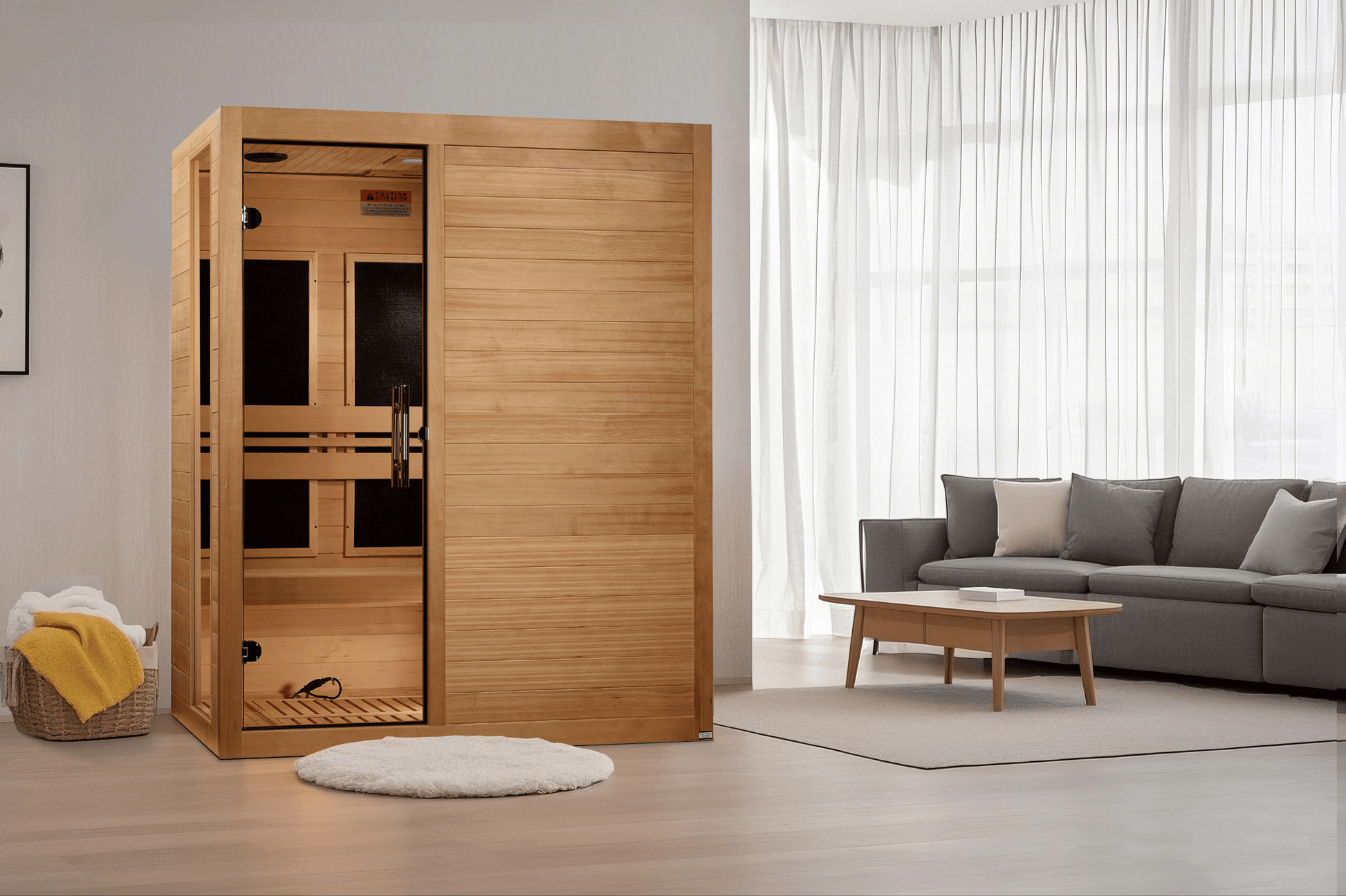 Dynamic Toscana Elite 3-Person Ultra Low EMF FAR Infrared Sauna Sauna Golden Designs 