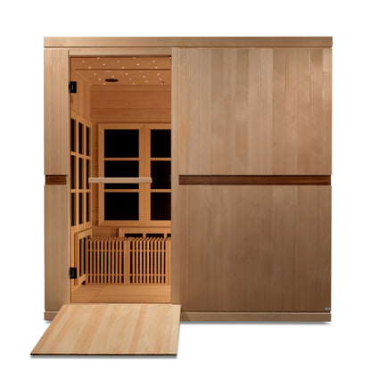 Golden Designs Catolonia Elite 8 Person Near Zero EMF Yoga / Wheelchair Sauna